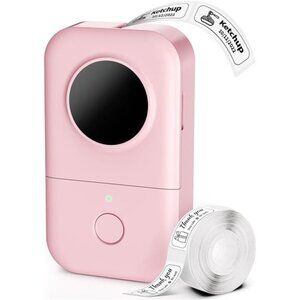 Label Maker Machine, D30 Portable Handheld Bluetooth Mini Label Maker‎ Printer